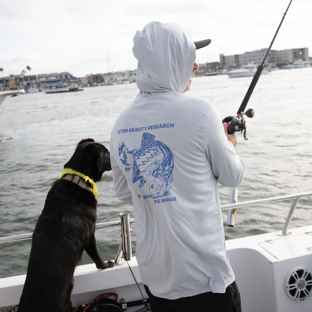 Fish Are Rising Sun Hoodie - Image 3