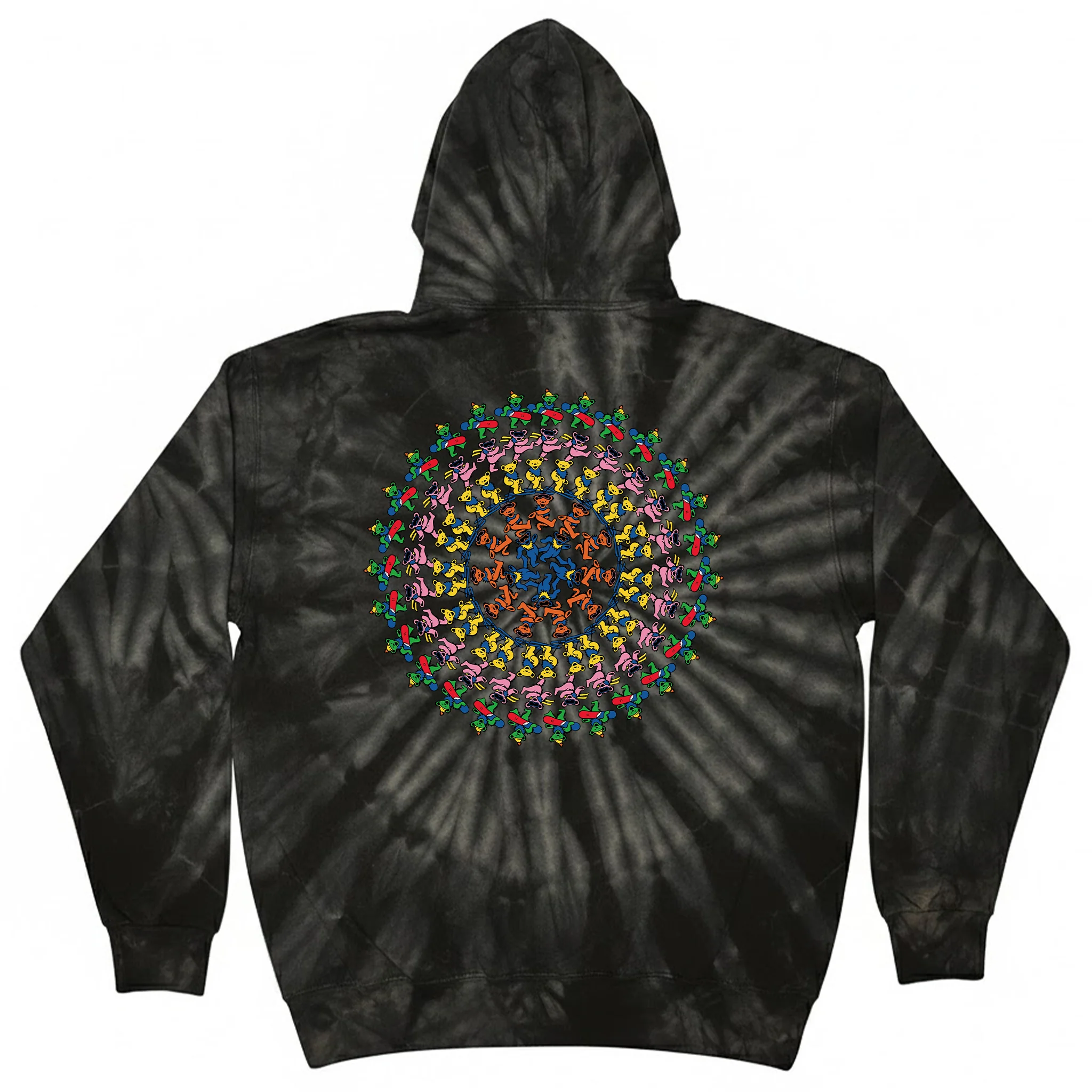 Grateful Dead x TGR Spiral Bears Tie-Dye Hoodie - Image 7