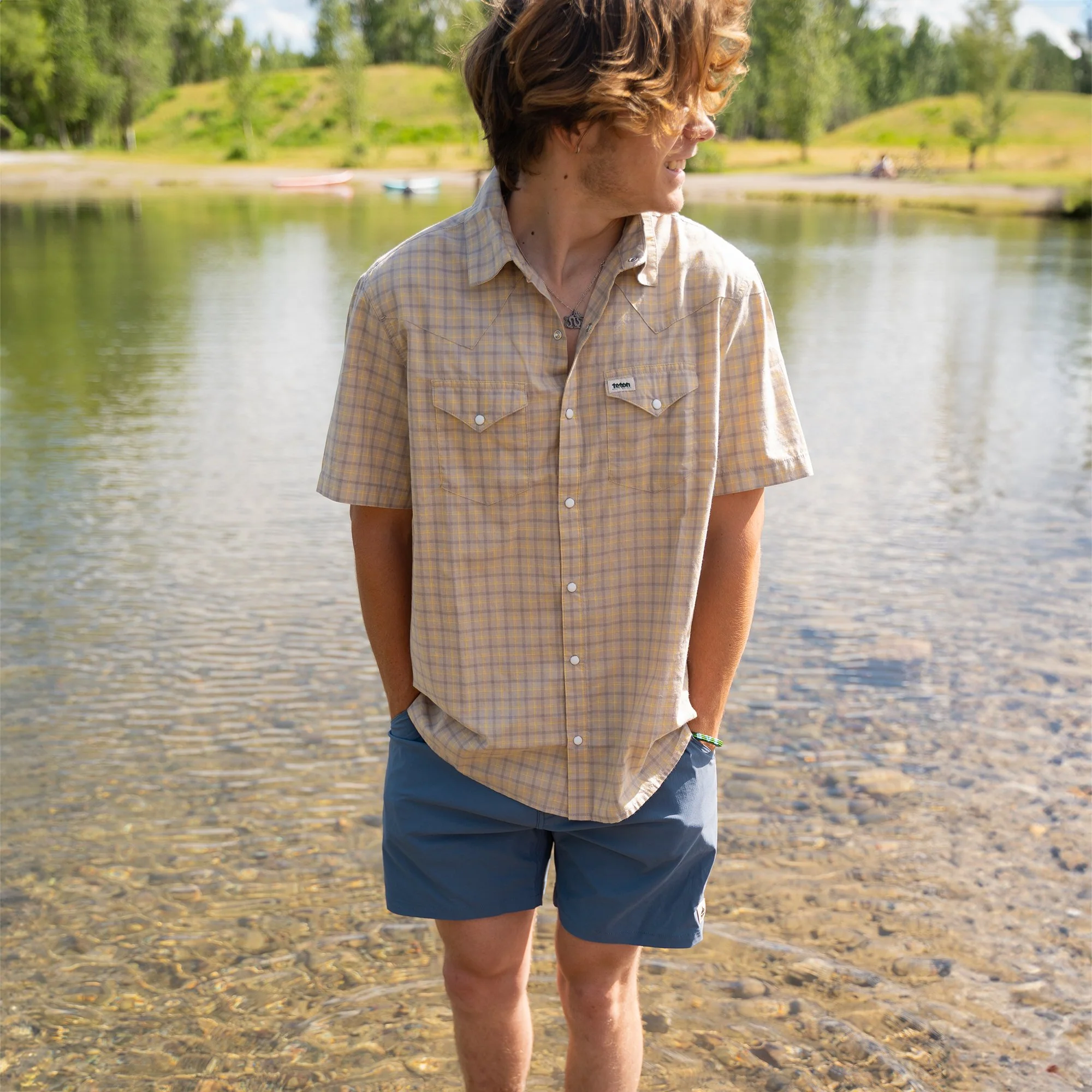 Men's Haymaker Short Sleeve Western Button Down Shirt - Image 5