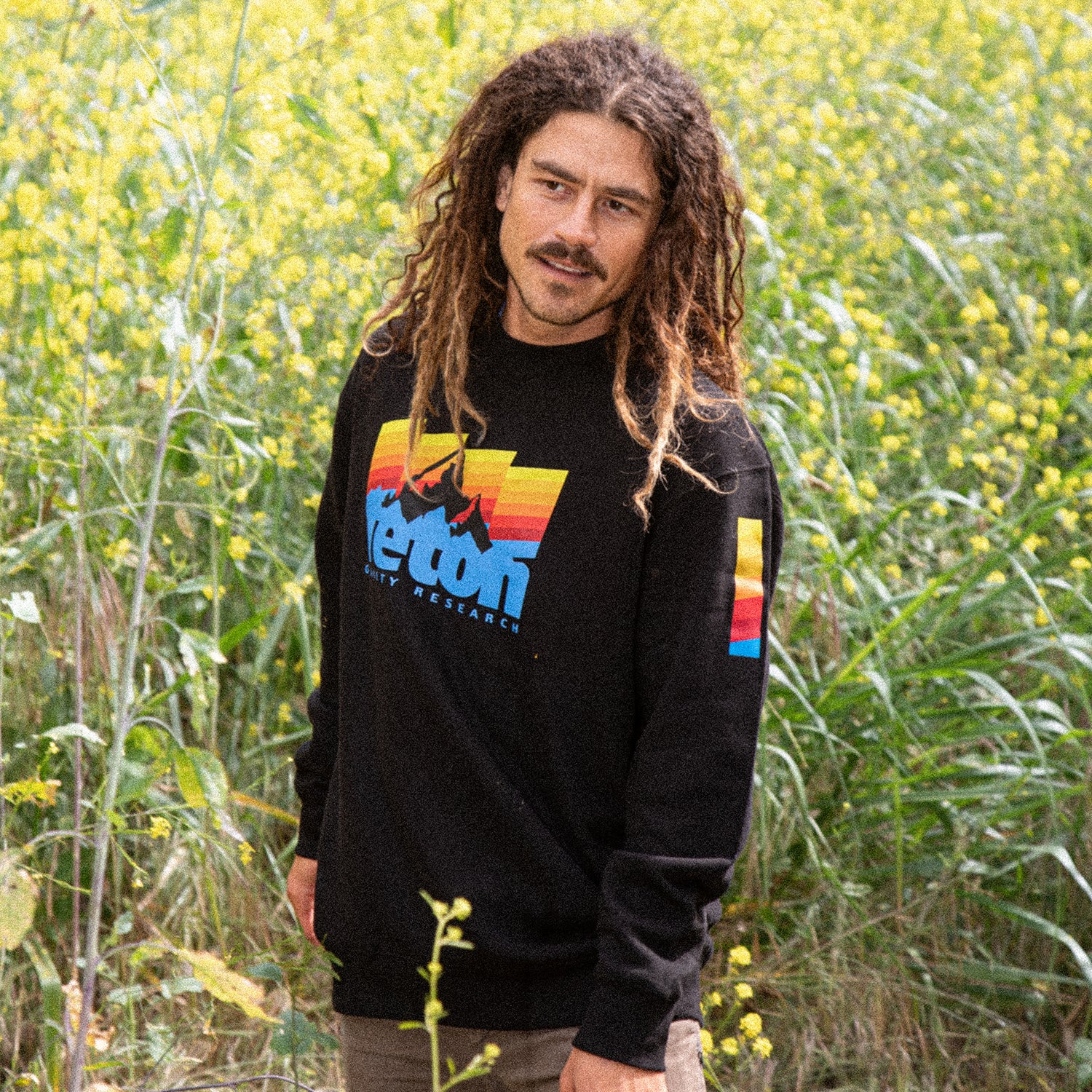 The Off-Season Retro Sunset Long Sleeve Tee - Image 2